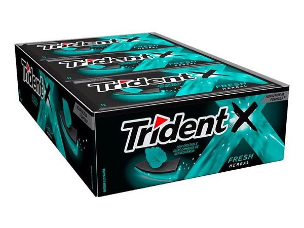Chiclete Trident X senses Envelope 8G Cx/ C/ 21 Un