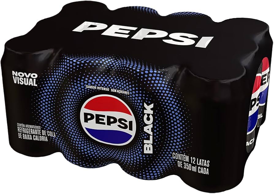Refrigerante Pepisi Black Lata 350ml Caixa C/ 12 Un