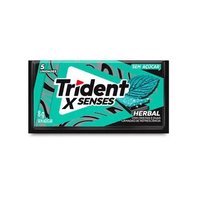 Chiclete Trident X senses Envelope 8G Cx/ C/ 21 Un