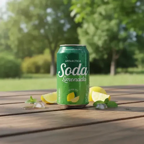 Refrigerante Soda Limonada Antarctica Lata 350ml Cx C/12 un