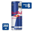 Energético Red Bull Lata 250ml Lata C/ 6 Um
