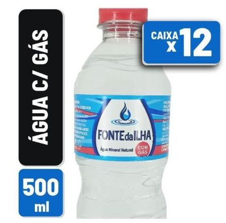 Água Mineral fonte da ilha (C / Gás) 500ml