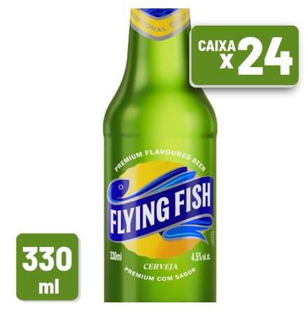 Cerveja Saborizada Flying Fish Long Neck 330ml Caixa C/ 24 Un
1x24 Unidades • 330ml Garrafa