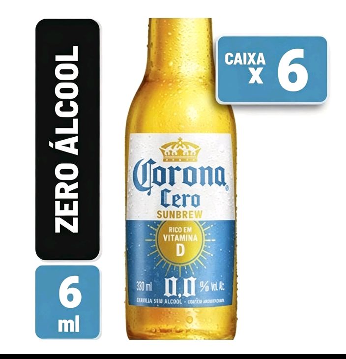 Cerveja Corona Certo Sunbrew Longe Neck 330ml Cx/ C/ 6 un