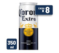 Cerveja Corona Extra Lata 350ml Cx/ C/ 8 unidades