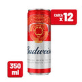 Cerveja Budweiser Lata Sleek 350ml Cx/ C/ 12 unidades
