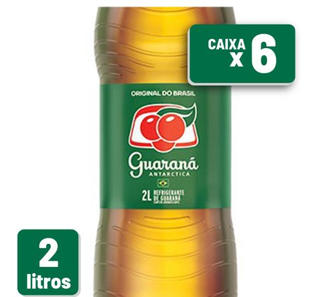 Refrigerante Guaraná Antártica Pet 2L Cx/ C/ 6 un